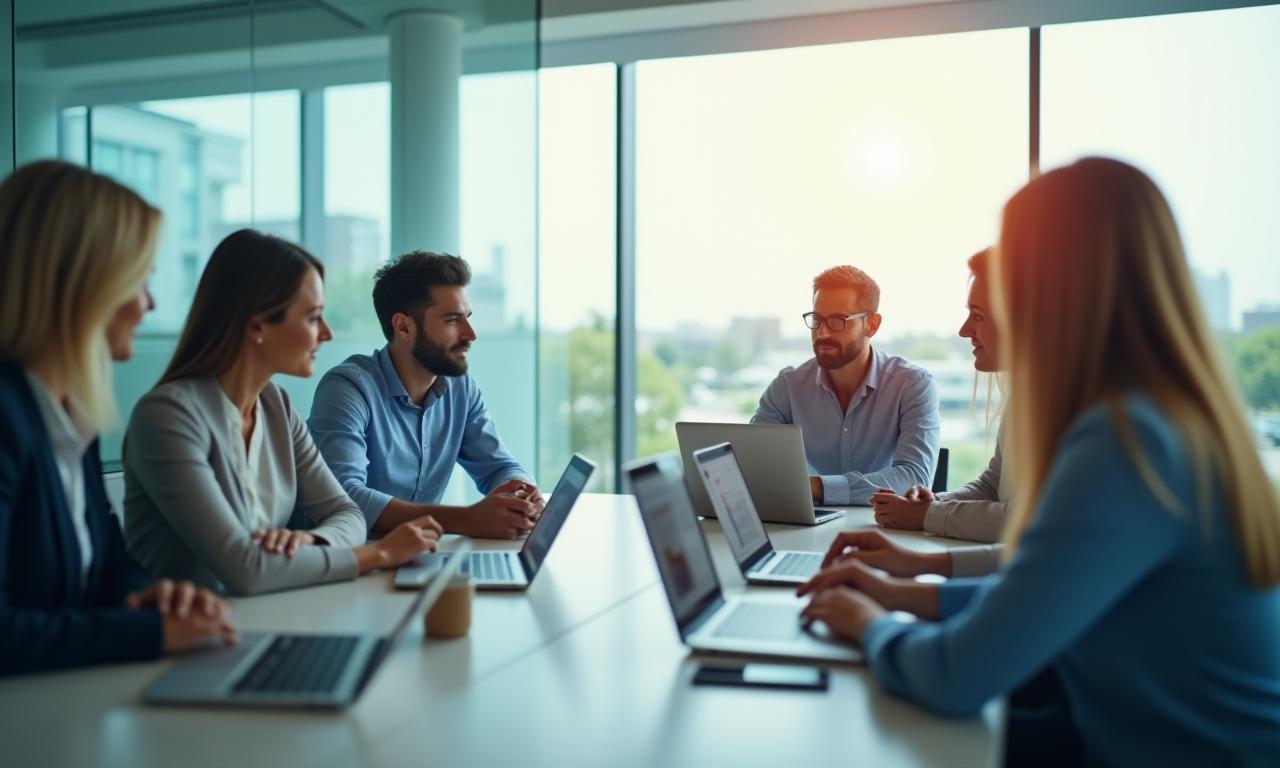 Helvetia Consulting Team bei der Zusammenarbeit